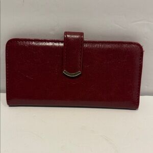 Elegant Red Women's Wallet